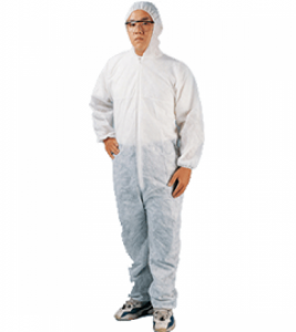 ชุดป้องกันสารเคมี วัสดุทำจาก Polypropylene